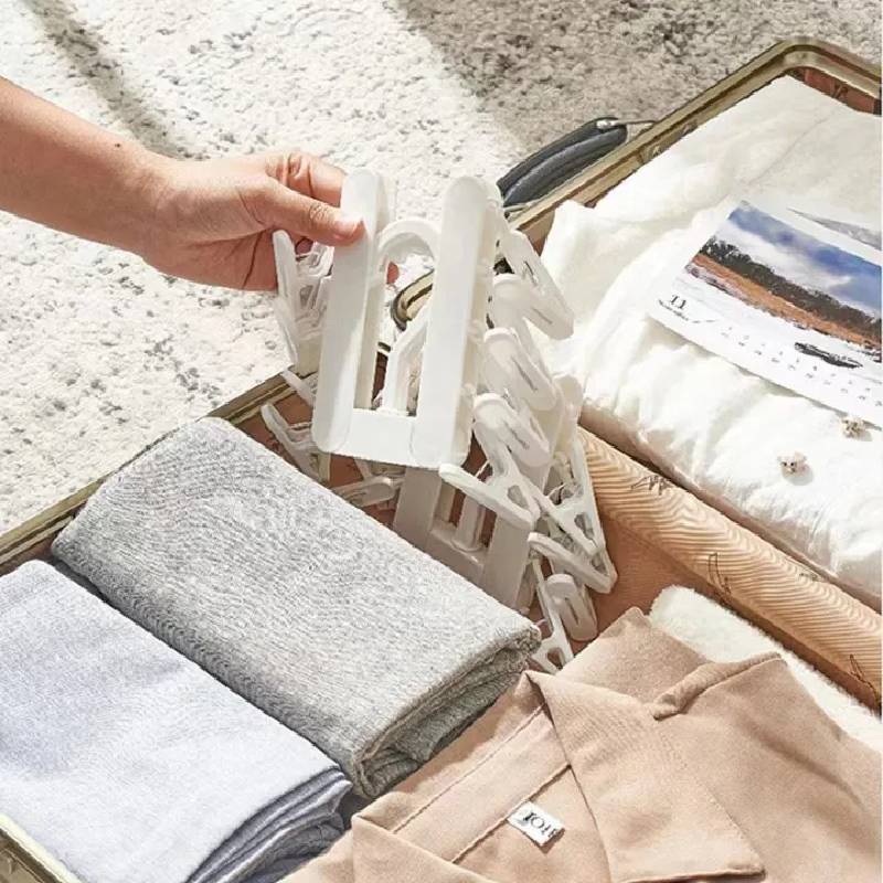 Pinces à linge avec support pliable 8PCS