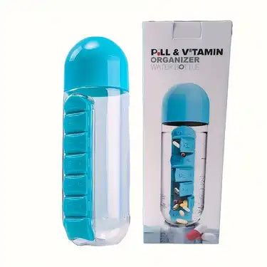 زجاجة تذكير لحبوب الدواء - ماء - 600 ml